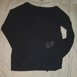 Fox Racing sweater, size medium, black in color